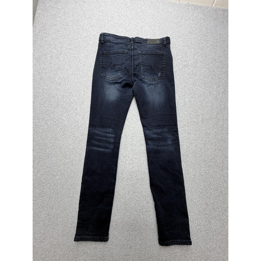 AG Adriano Goldschmied‎ Jeans Youth 14 Blue Knit Stryker Straight Ripped Denim - Picture 12 of 14
